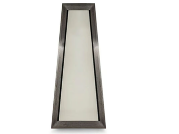 TRAPEZIO - Contemporary style countertop freestanding framed wooden mirror by Devina Nais - view 2
